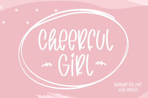 Cheerful Girl Font Poster 1
