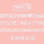 Cheerful Girl Font Poster 7
