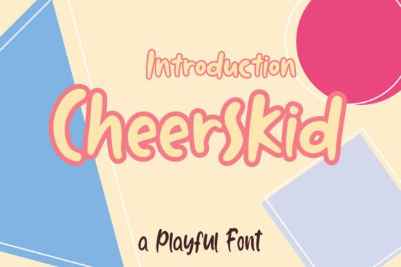 Cheerskid Font Poster 1
