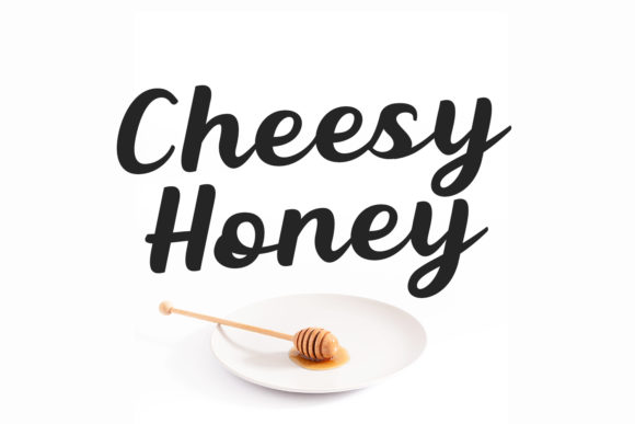 Cheesy Honey Font Poster 1