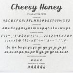 Cheesy Honey Font Poster 4
