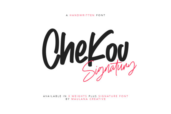 Chekov Font Poster 1