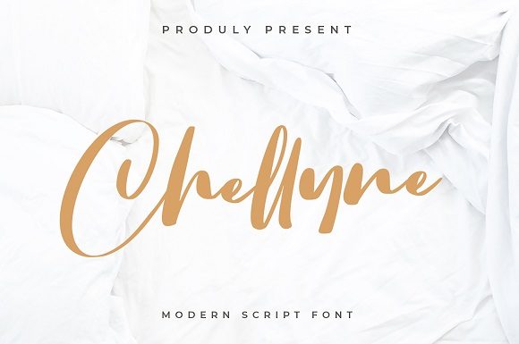 Chellyne Font Poster 1