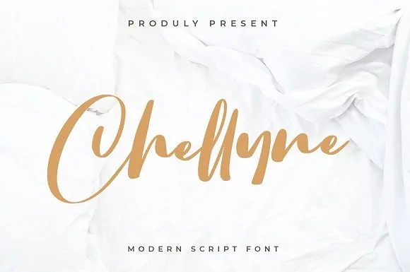 Chellyne Font Poster 1