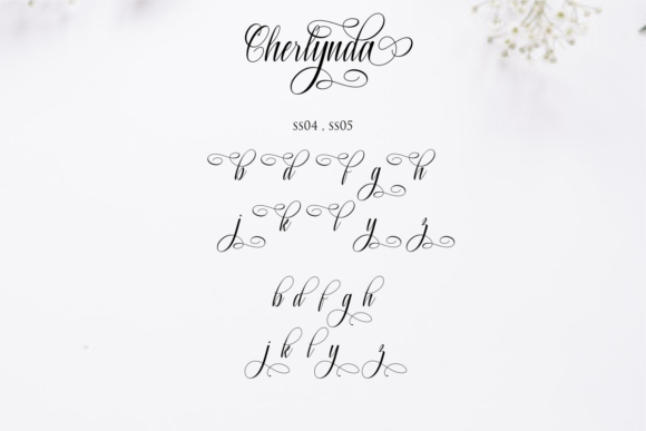 Cherlynda Font Poster 12