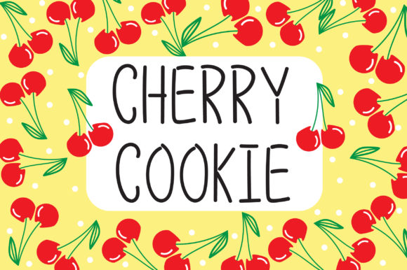 Cherry Cookie Font Poster 1