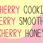 Cherry Cookie Font Poster 3