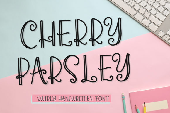 Cherry Parsley Font Poster 1
