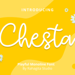 Chesta Font Poster 1