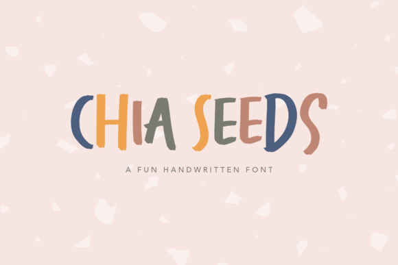 Chia Seeds Font Poster 1
