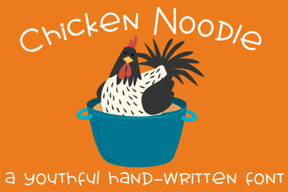 Chicken Noodle Font Poster 1