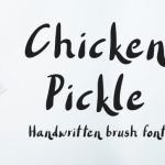 Chicken Pickle Font Poster 1
