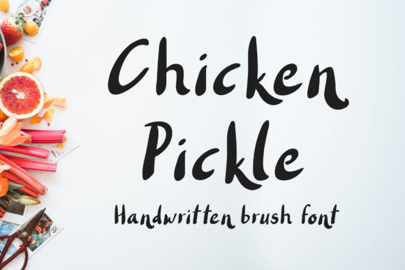 Chicken Pickle Font Poster 1