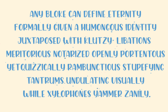 Chicken Quiche Font Poster 7