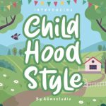 Childhood Style Font Poster 1