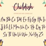 Childish Font Poster 6