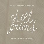 Chill Friend Font Poster 2