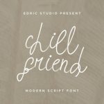 Chill Friend Font Poster 2