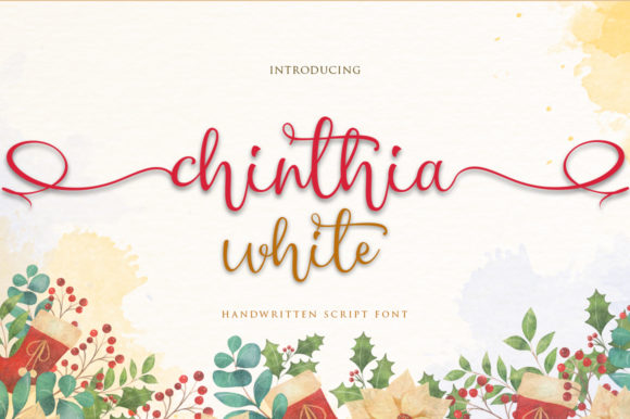 Chinthia White Font