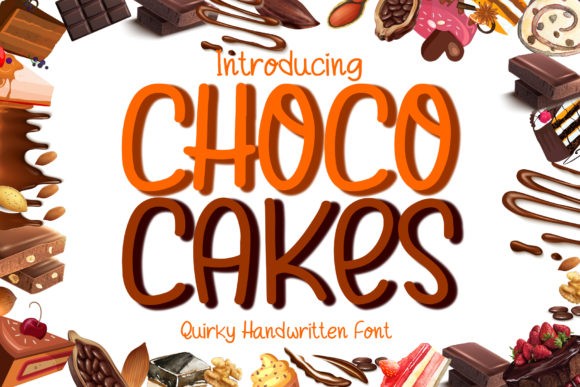 Choco Cakes Font Poster 1
