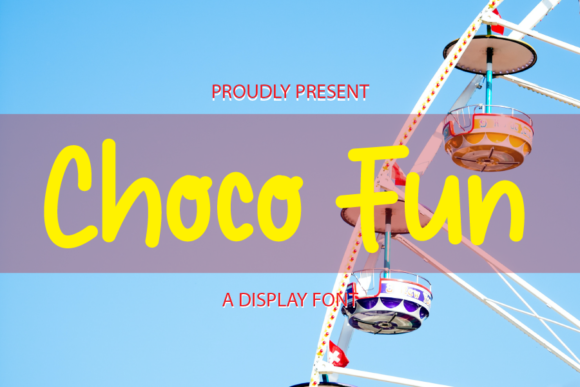 Choco Fun Font Poster 1
