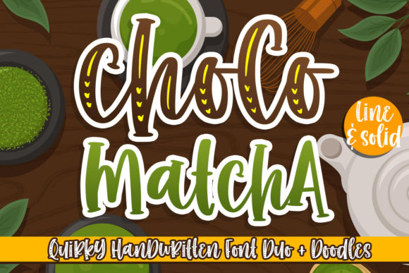 Choco Matcha Font Poster 1