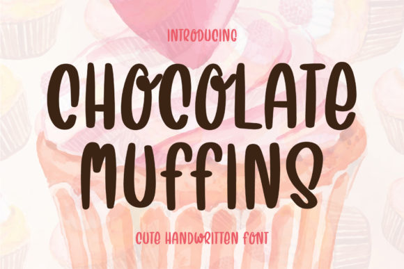Chocolate Muffins Font Poster 1