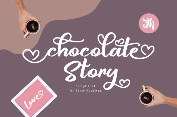 Chocolate Story Font Poster 1