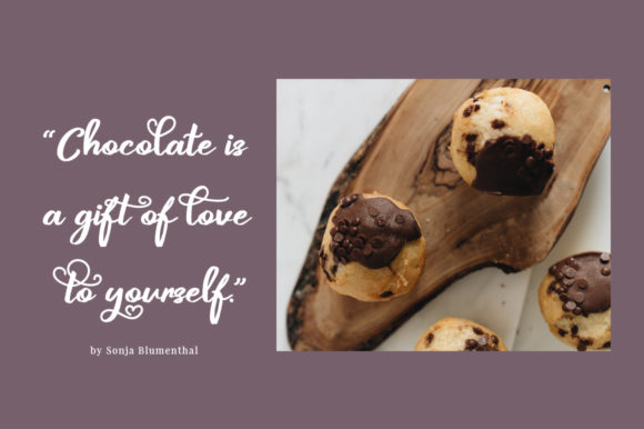 Chocolate Story Font Poster 4