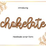 Chokelate Font Poster 1