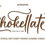 Chokellate Regular Font Poster 1