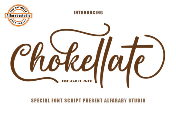 Chokellate Regular Font Poster 1