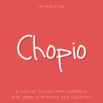 Chopio Font Poster 1