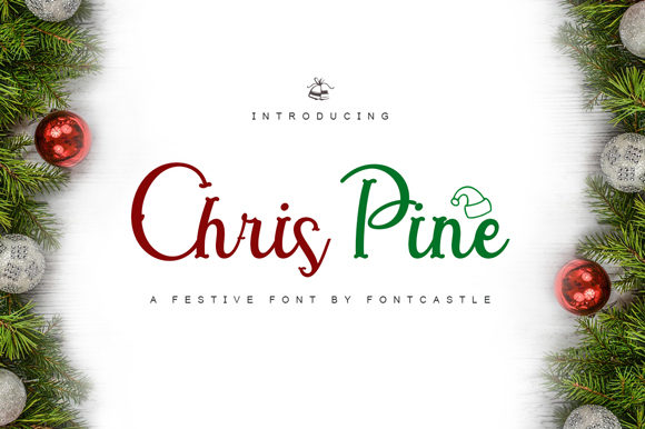 Chris Pine Font Poster 1