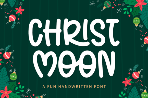 Christ Moon Font Poster 1