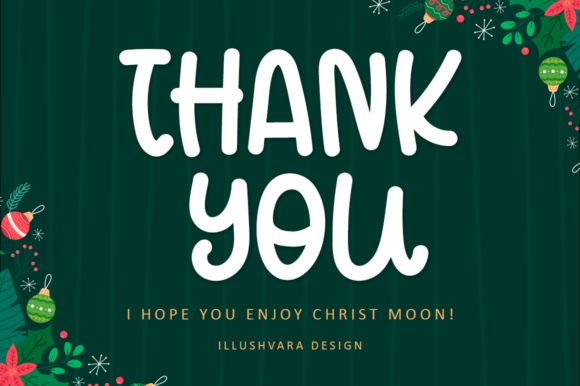 Christ Moon Font Poster 8