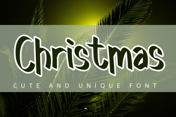 Christmas Font Poster 1