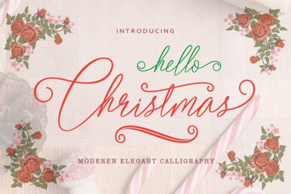 Christmas Font Poster 1