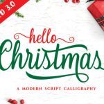 Christmas Font Poster 2