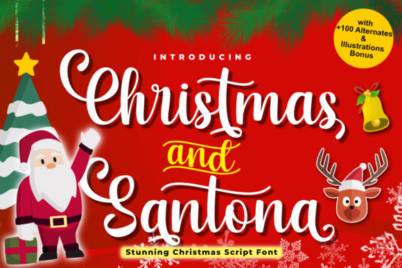 Christmas and Santona Font