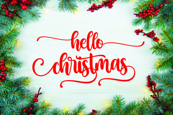 Christmas Blessings Font Poster 2