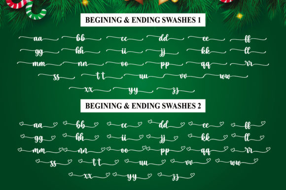Christmas Blessings Font Poster 16