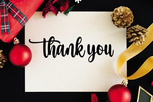 Christmas Blessings Font Poster 19