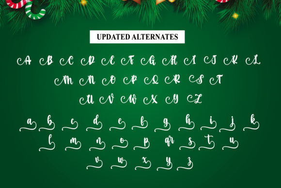 Christmas Blessings Font Poster 3