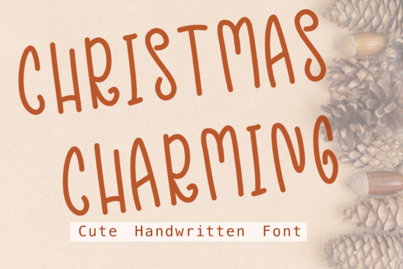 Christmas Charming Font Poster 1