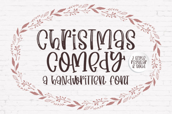 Christmas Comedy Font Poster 1