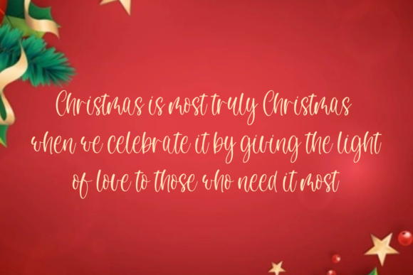 Christmas Dancing Font Poster 4