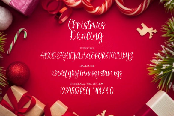 Christmas Dancing Font Poster 10