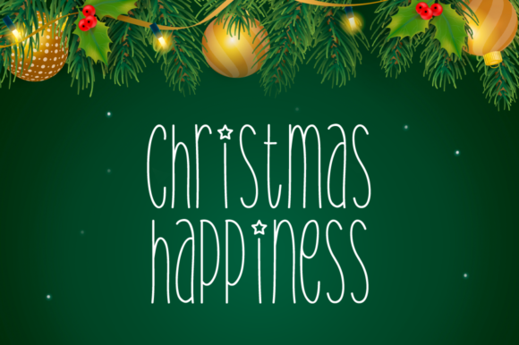 Christmas Day Font Poster 2