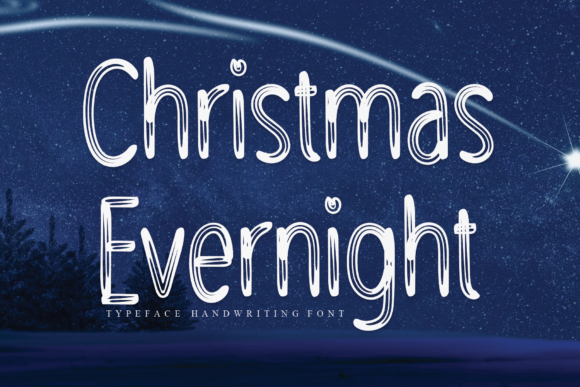 Christmas Evernight Font Poster 1